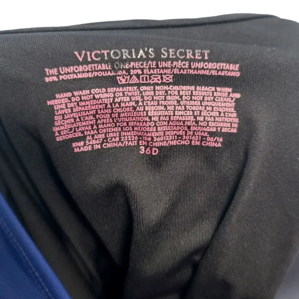 VICTORIA'S SECRET The Harlow Push-Up One-Piece Black Swimsuit - Picture 5 of 5